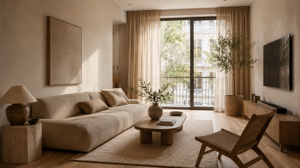 Low-profile furniture ideas for small apartment living rooms