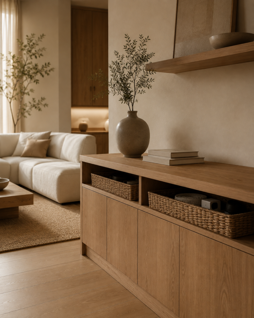 Small apartment organization ideas with hidden storage and clutter free decor